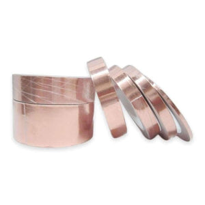 Planet Gates Quality 25mm X 30m Single Adhesive Conductive Copper Foil Tape EMI Shield Copper Strip High Temperature Tape