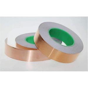 Planet Gates Quality 25mm X 30m Single Adhesive Conductive Copper Foil Tape EMI Shield Copper Strip High Temperature Tape