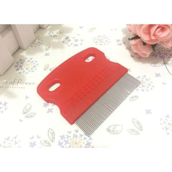 Planet Gates Quality 6CM stainless steel lice comb detangle close tine comb hair brush for hairdressing styling hair care cleaning tool