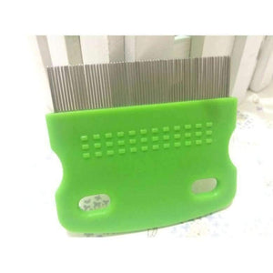 Planet Gates Quality 6CM stainless steel lice comb detangle close tine comb hair brush for hairdressing styling hair care cleaning tool