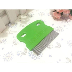 Planet Gates Quality 6CM stainless steel lice comb detangle close tine comb hair brush for hairdressing styling hair care cleaning tool