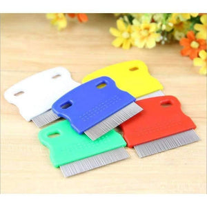 Planet Gates Quality 6CM stainless steel lice comb detangle close tine comb hair brush for hairdressing styling hair care cleaning tool