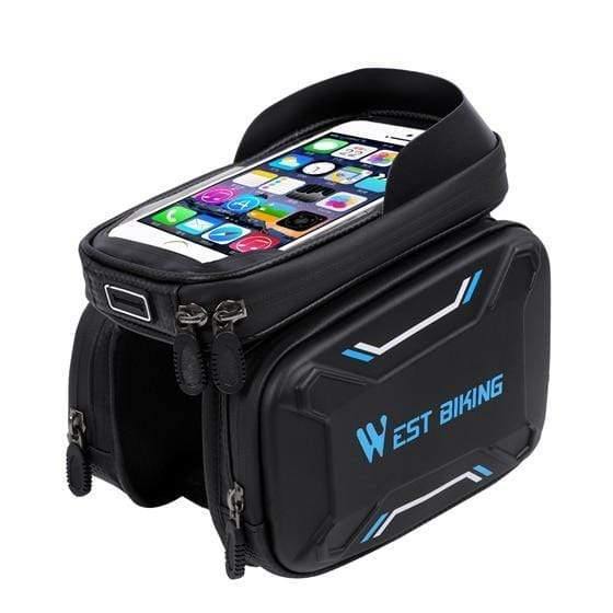 Planet Gates Quality Blue / China Bicycle Bags Front Frame High-quality MTB Bike Bag Cycling Accessories Waterproof Screen Touch Top Tube Phone Bag