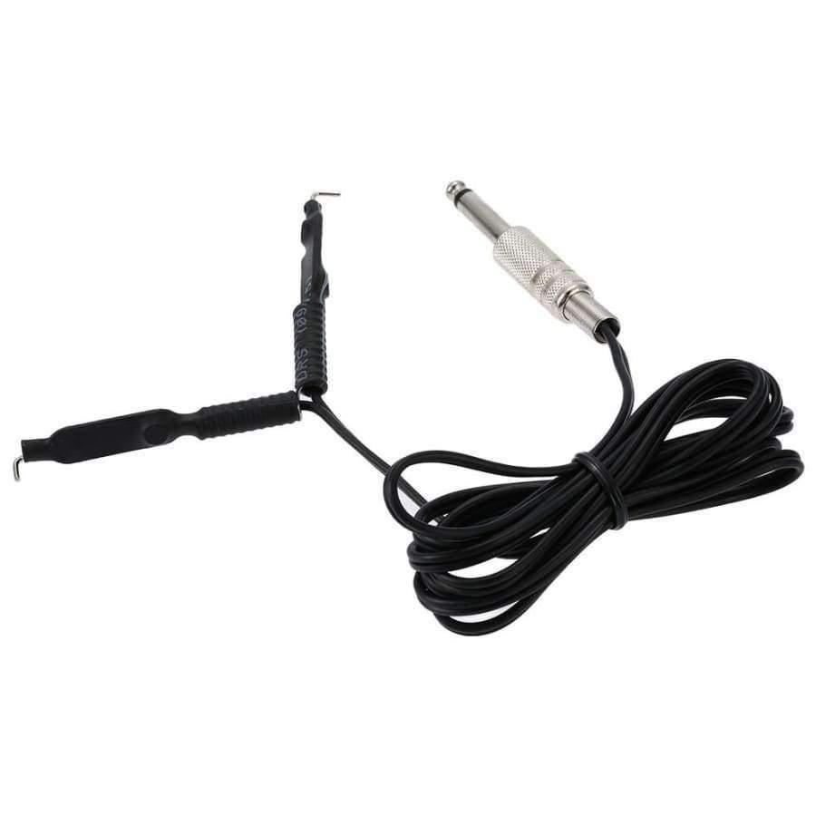 Planet Gates Quality Clip Cord For Tattoo Power Supply and Tattoo Machine Rubber Silicone Standard 1.8m Length Black Color Free Shipping