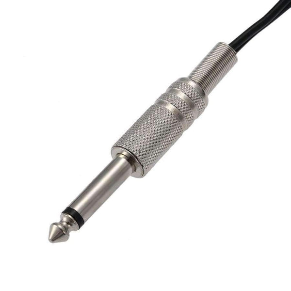 Planet Gates Kvalitní klip kabel pro tetovací napájecí zdroj a tetovací stroj gumový silikon standardní délka 1.8 m černá barva doprava zdarma