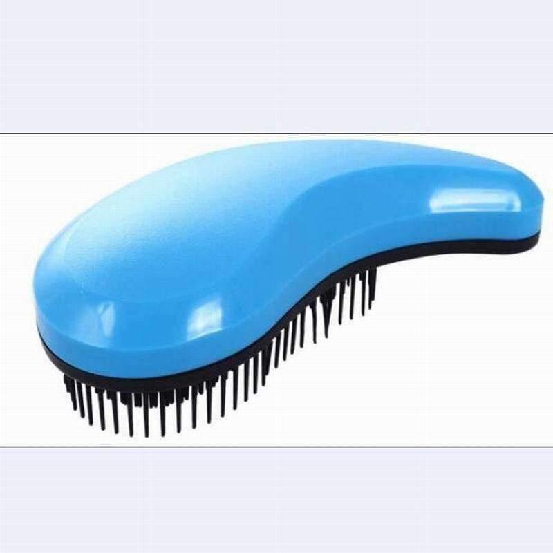 Planet Gates Quality comma shape 15CM detangle comb hair brush anti-static massage comb as hair care styling tool in salon drop ship