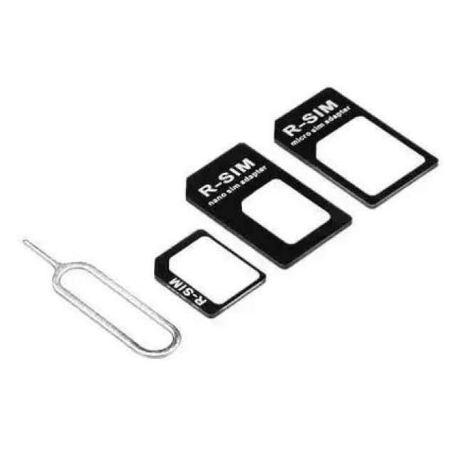 Planet Gates Quality Convert Nano SIM Card to Micro Standard Adaptor For iPhone 5 Sim Cards Adapters