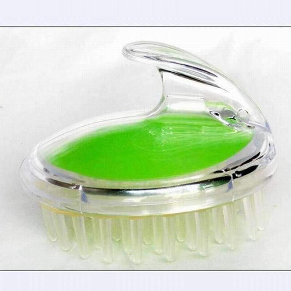 Planet Gates Quality eco-friendly massage hair brush air cushion head massage comb silicone brush as health care hair styling tool