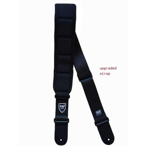 Planet Gates Quality Foam Electric Guitar Strap Adjustable 110~134 cm length Genuine Leather End Bass Strap Musical Instrument Belt