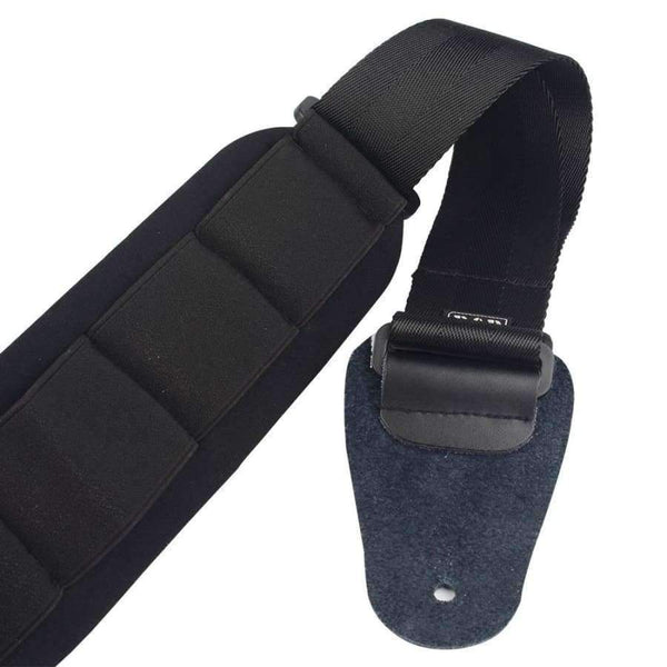 Planet Gates Quality Foam Electric Guitar Strap Adjustable 110~134 cm length Genuine Leather End Bass Strap Musical Instrument Belt