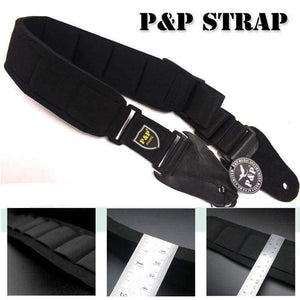 Planet Gates Quality Foam Electric Guitar Strap Adjustable 110~134 cm length Genuine Leather End Bass Strap Musical Instrument Belt