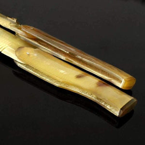 Planet Gates Quality Foldable Yak Horn Comb Pocket Clip Moustache Beard Styling Tool Portable Comb Hairdressing Hair Hair Care Tools