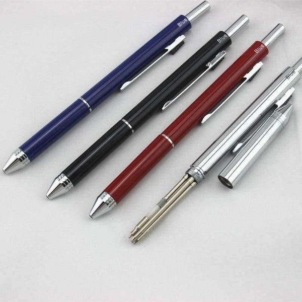 Planet Gates Quality Full Metal Mechanical Pencil 0.5~Ballpoint Pen 0.7mm For Professional Painting And Writing School Supplies Send