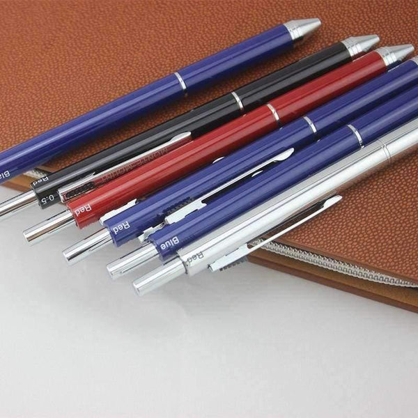 Planet Gates Quality Full Metal Mechanical Pencil 0.5~Ballpoint Pen 0.7mm For Professional Painting And Writing School Supplies Send