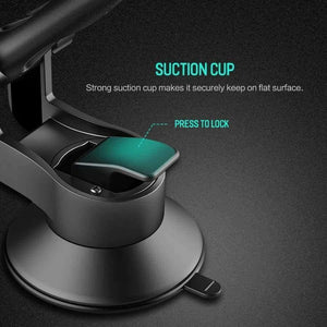 Planet Gates Quality Gravity Metal Car Phone Holder, Linkage Aluminum Alloy Adjustable Mobile Phone holder For Car Stand Bracket