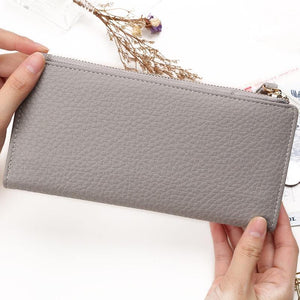 Planet Gates Quality Latest Lovely Leather Long Women Wallet Fashion Girls Change Clasp Purse Money Coin Card Holders wallets Carteras