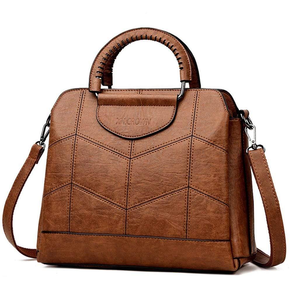 Quality Leather Crossbody Bags For Women  Fashion Embroidery Shoulder Bag Female Handbags