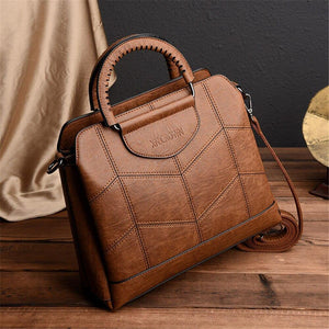Quality Leather Crossbody Bags For Women  Fashion Embroidery Shoulder Bag Female Handbags