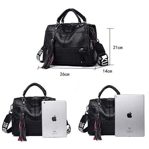 Quality Leather Tassel Luxury Brand Handbags Women Bags Designer Handbags Ladies Crossbody