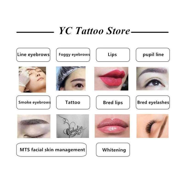 Planet Gates Quality lip digital tattoo machine permanent makeup machine pen for eyebrow tatoo make up free shipping 1set