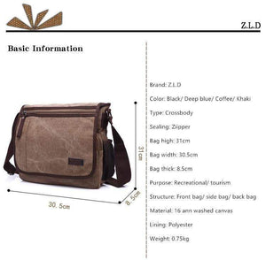 Planet Gates Quality Men Canvas Bag Casual Travel Bolsa Masculina Men's Crossbody Bag Men Messenger Bags Large Capacity