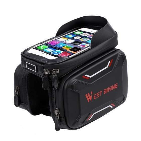 Planet Gates Quality Red / China Bicycle Bags Front Frame High-quality MTB Bike Bag Cycling Accessories Waterproof Screen Touch Top Tube Phone Bag
