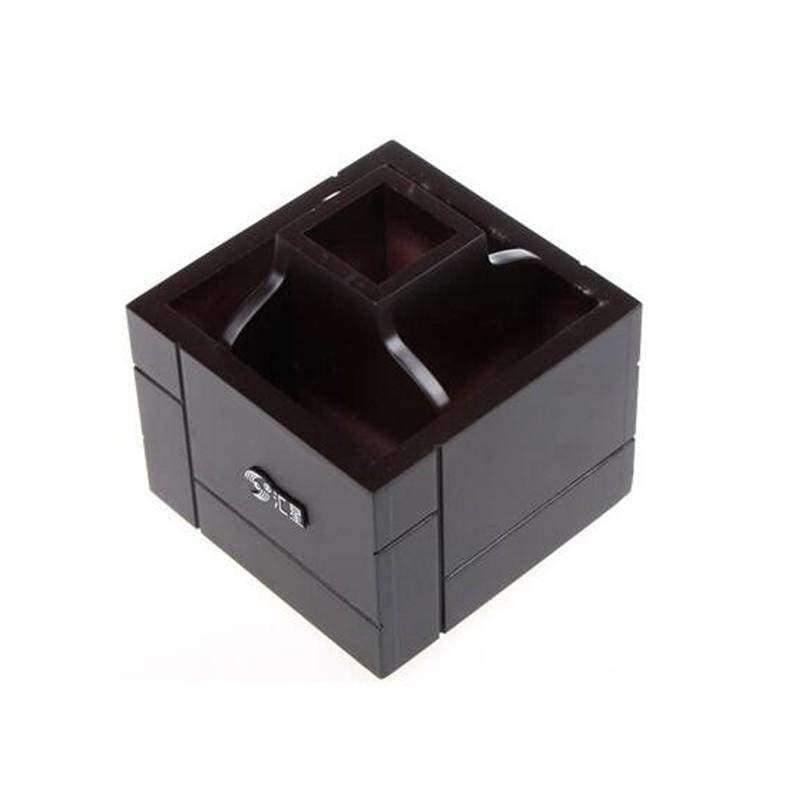 Planet Gates Quality Red Wooden Pen Holder Stationery Holder Pen Pots Desk Organizer Pencil Stands Office Rotatable Desk Accessories