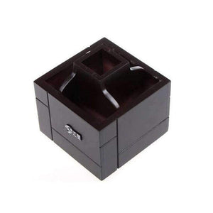 Planet Gates Quality Red Wooden Pen Holder Stationery Holder Pen Pots Desk Organizer Pencil Stands Office Rotatable Desk Accessories