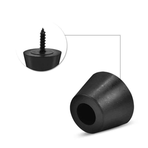 Planet Gates Quality Rubber Feet 8 Pcs 30x20mm Rubber Feet Anti-vibration Base Pad Stand for Speaker Guitar Amplifier With Screws