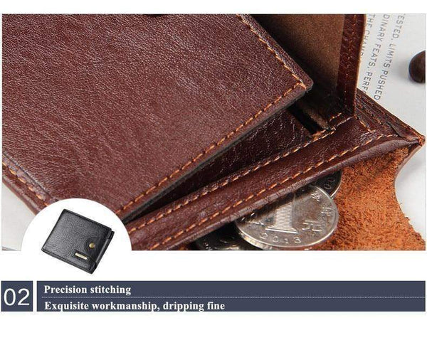 Planet Gates Quality short men's wallet ,Genuine leather quality guarantee purse for male,coin purse, free shipping