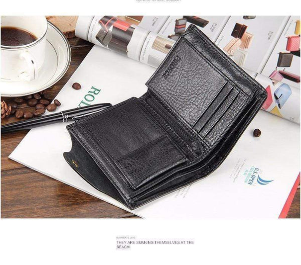 Planet Gates Quality short men's wallet ,Genuine leather quality guarantee purse for male,coin purse, free shipping