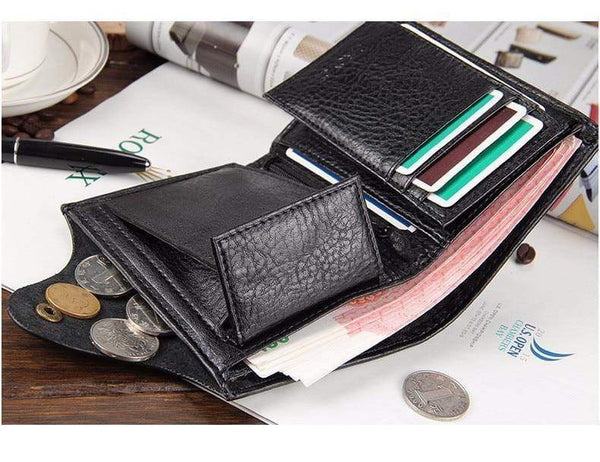 Planet Gates Quality short men's wallet ,Genuine leather quality guarantee purse for male,coin purse, free shipping