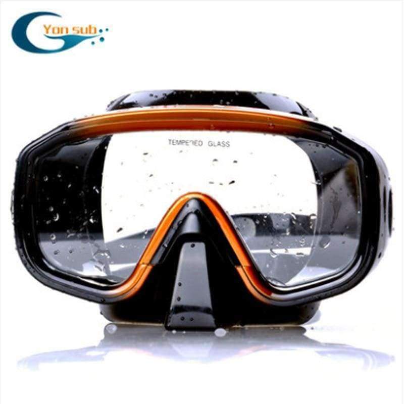 Planet Gates Quality Silicone Scuba Diving Mask One-Window Professional Snorkeling Spearfishing Mask Free Shipping YM138
