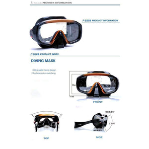 Planet Gates Quality Silicone Scuba Diving Mask One-Window Professional Snorkeling Spearfishing Mask Free Shipping YM138