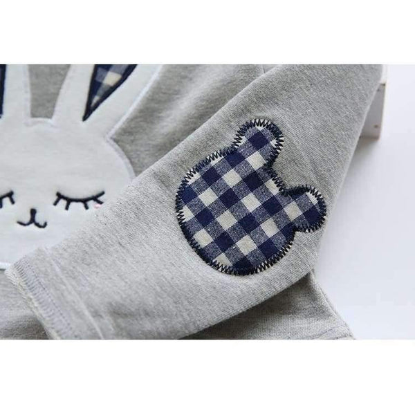 Planet Gates Quality Spring Baby Girl Clothes Girl Baby Dress Long Sleeve Cartoon Embroiderie Bunny Princess Dress Clothes 3 Designs