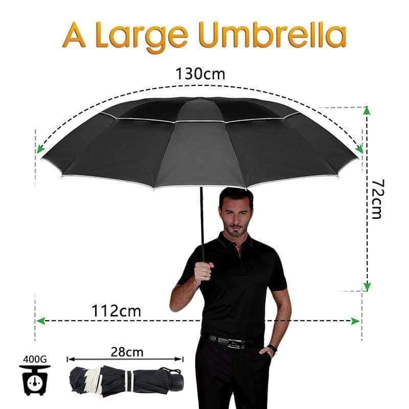 Planet Gates Quality Umbrella Rain Woman Men Windproof Double Layer Sun 3 Floding 112cm Paraguas Male Women Man Travel Umbrella