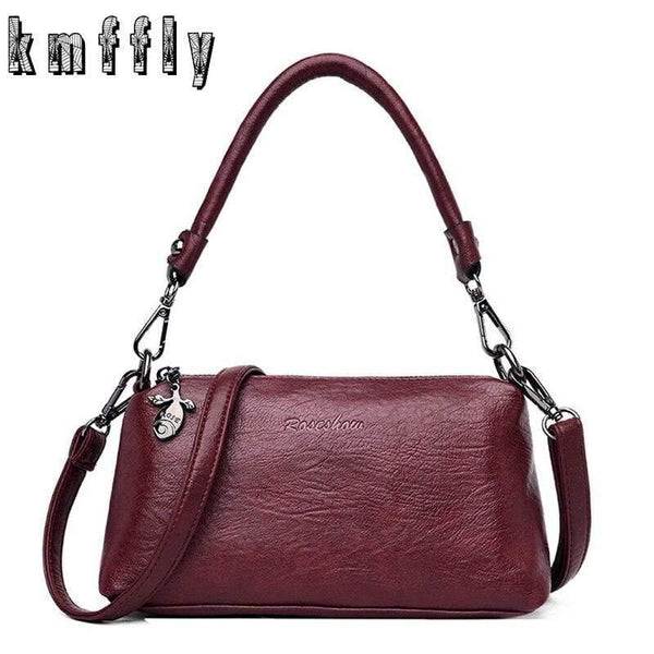 Quality Women Handbag Luxury Messenger Bag Soft PU Leather Shoulder Bag Fashion Ladies Crossbody