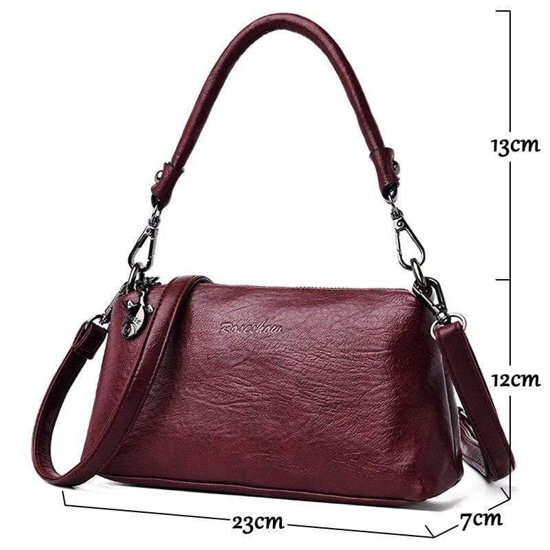 Quality Women Handbag Luxury Messenger Bag Soft PU Leather Shoulder Bag Fashion Ladies Crossbody