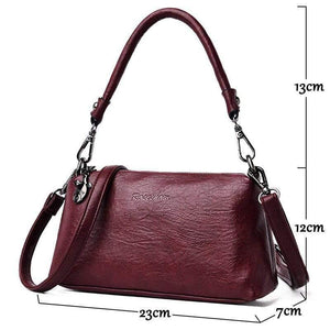 Quality Women Handbag Luxury Messenger Bag Soft PU Leather Shoulder Bag Fashion Ladies Crossbody