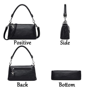 Quality Women Handbag Luxury Messenger Bag Soft PU Leather Shoulder Bag Fashion Ladies Crossbody