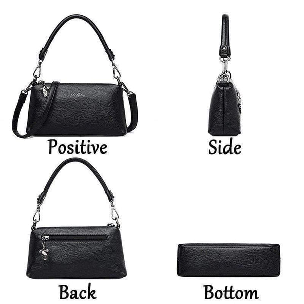 Quality Women Handbag Luxury Messenger Bag Soft PU Leather Shoulder Bag Fashion Ladies Crossbody