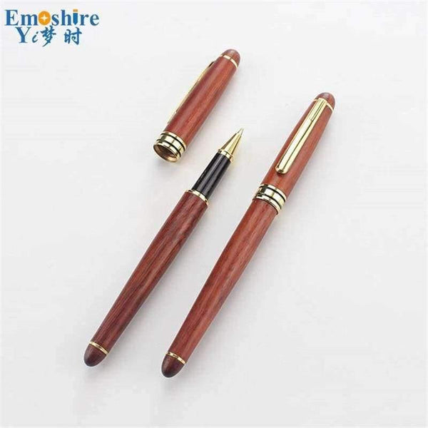 Planet Gates Quality Wood Brand Pen Ballpoint Pens With Gold Parts Office & School Supplies Pens, Pencils & Writing Supplies P420