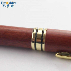 Planet Gates Quality Wood Brand Pen Ballpoint Pens With Gold Parts Office & School Supplies Pens, Pencils & Writing Supplies P420