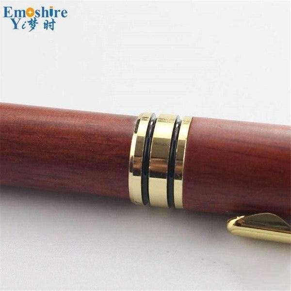 Planet Gates Quality Wood Brand Pen Ballpoint Pens With Gold Parts Office & School Supplies Pens, Pencils & Writing Supplies P420