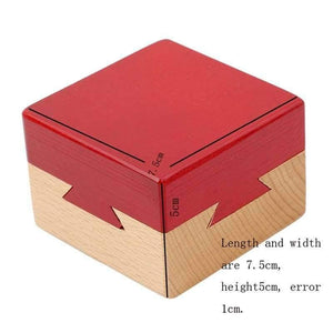 Planet Gates Quality Wooden Magic Box Puzzle game Luban Lock IQ Toys For Children Adult Educational Toys Brain Teaser Game
