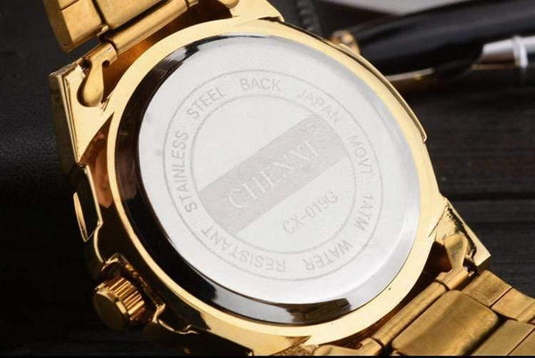 Planet Gates Quartz Watches Women Men Gold Wrist Watches Top Brand Luxury Female Male Clock IPG Golden Steel Watch