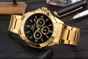Planet Gates Quartz Watches Women Men Gold Wrist Watches Top Brand Luxury Female Male Clock IPG Golden Steel Watch