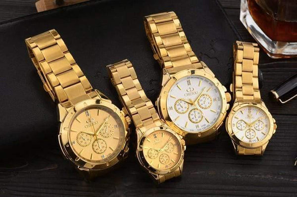 Planet Gates Quartz Watches Women Men Gold Wrist Watches Top Brand Luxury Female Male Clock IPG Golden Steel Watch