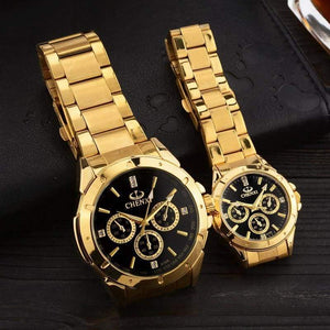 Planet Gates Quartz Watches Women Men Gold Wrist Watches Top Brand Luxury Female Male Clock IPG Golden Steel Watch