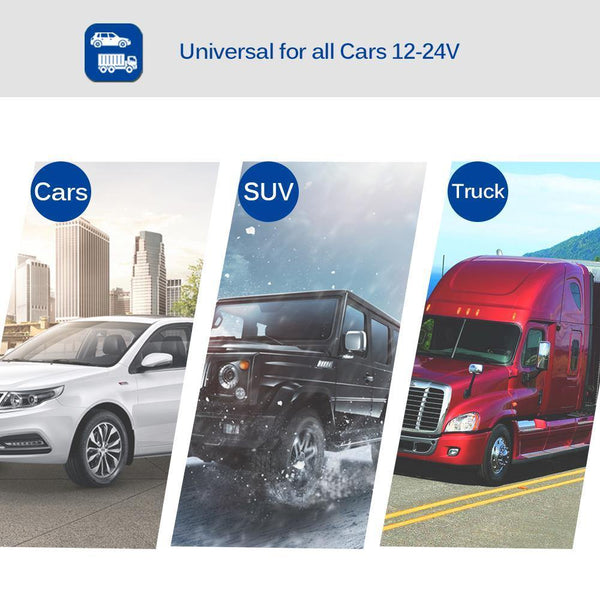 Quick Charge 3.0 Car Charger Dual USB Phone Charger Adapter QC3.0 + 5V 2.4A Digital Display Low Voltage Warning - Planet Gates